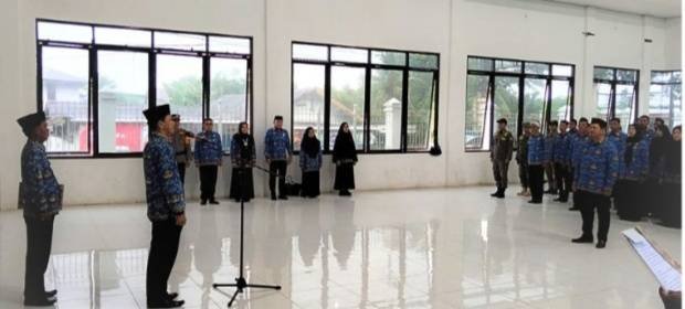 KUA Pusaka Bantimurung Menjadi Pembina dan Pelaksana Upacara HKN Kecamatan Bantimurung