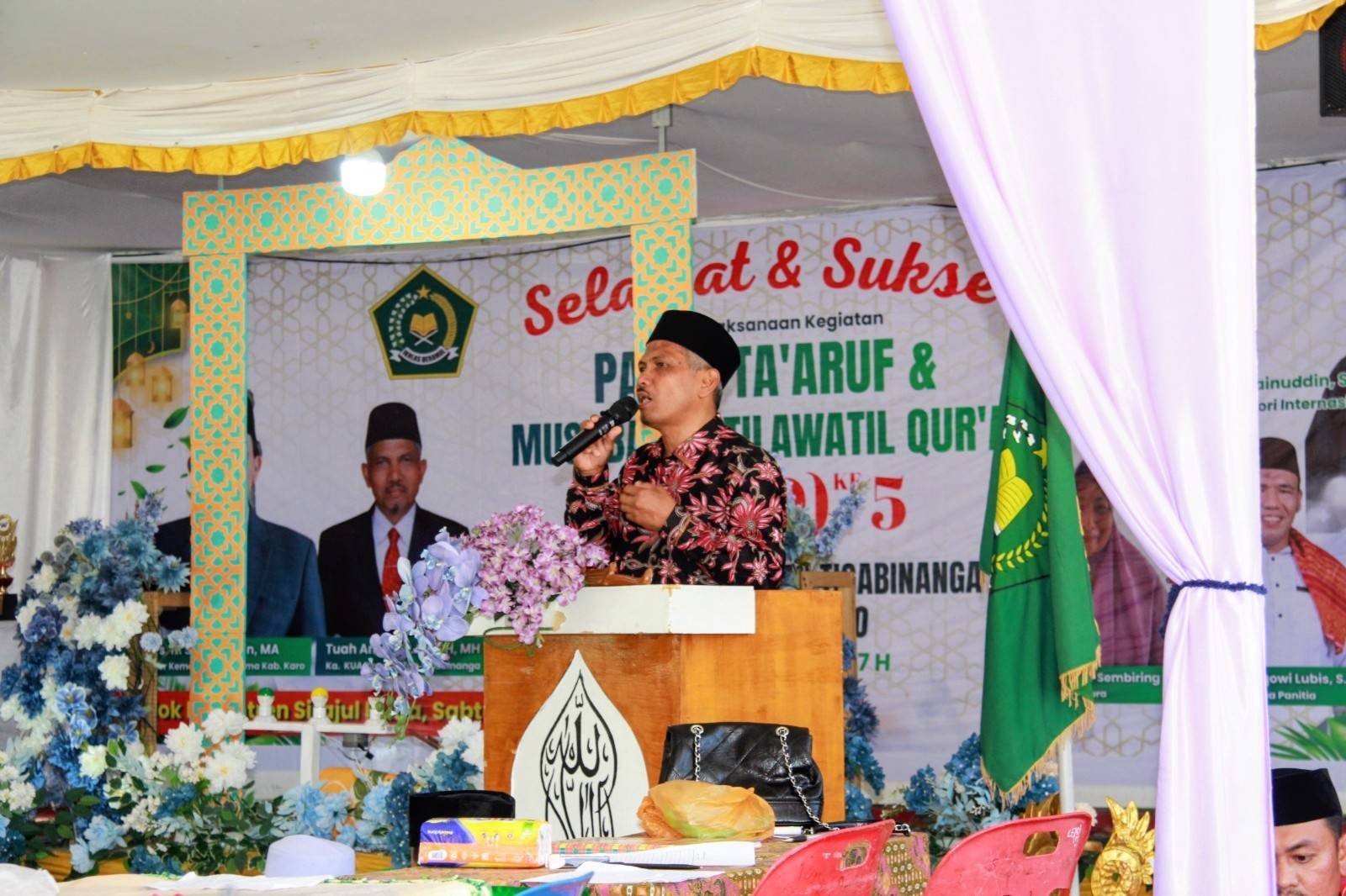 Semarak MTQ Tingkat Kecamatan,Ka KUA Tigabinanga Ajak Masyarakat Cetak Generasi Qurani