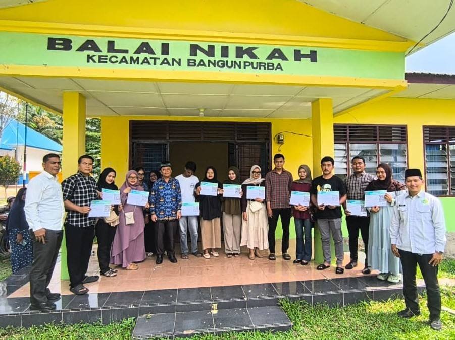 Wujudkan Keluarga Harmonis Sejak Awal, KUA Bangun Purba Bekali Catin Melalui Bimbingan Perkawinan