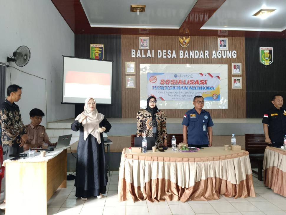 KUA Bandar Sribhawono Ikut Sosialisasi Pencegahan Bahaya Narkoba