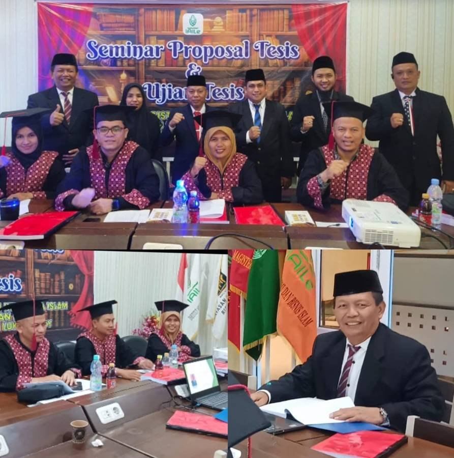 Kabar Gembira, Dua Penghulu Kota Pekanbaru Berhasil Menyelesaikan Ujian Tesis.  