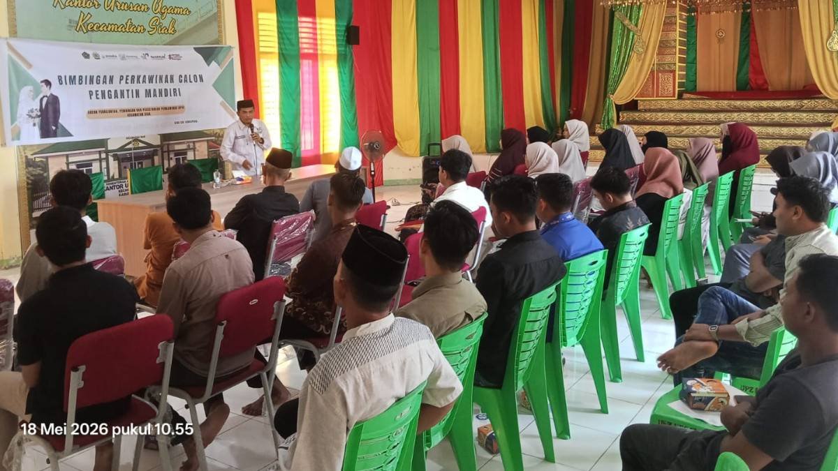 Bangun Rumah Tangga Sakinah, KUA Siak, Alwis, Berikan Bimbingan Perkawinan Kepada Catin