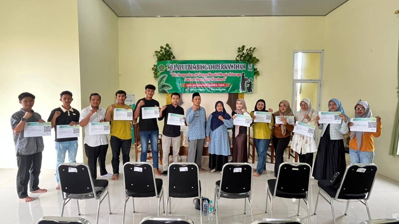 KUA Marga Tiga Bekali Calon Pengantin Bangun Keluarga Harmonis