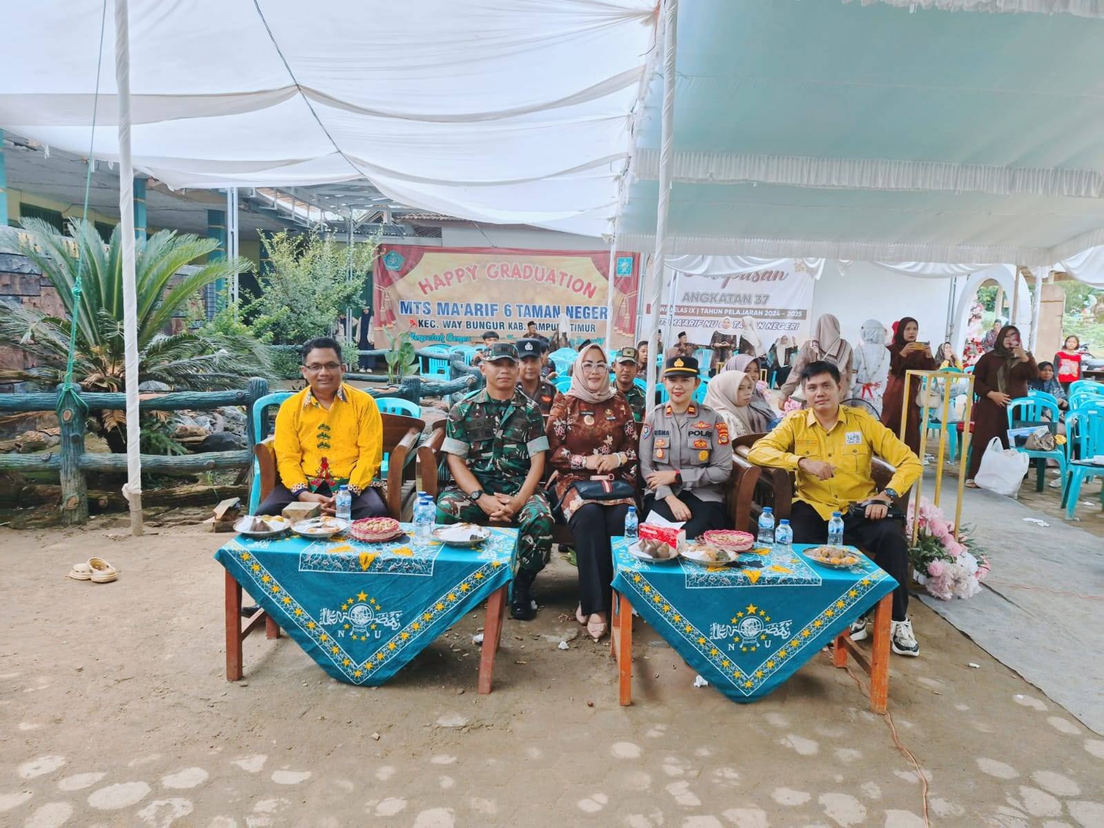 KUA Way Bungur Hadiri Perpisahan Siswa MTs Ma’arif 6