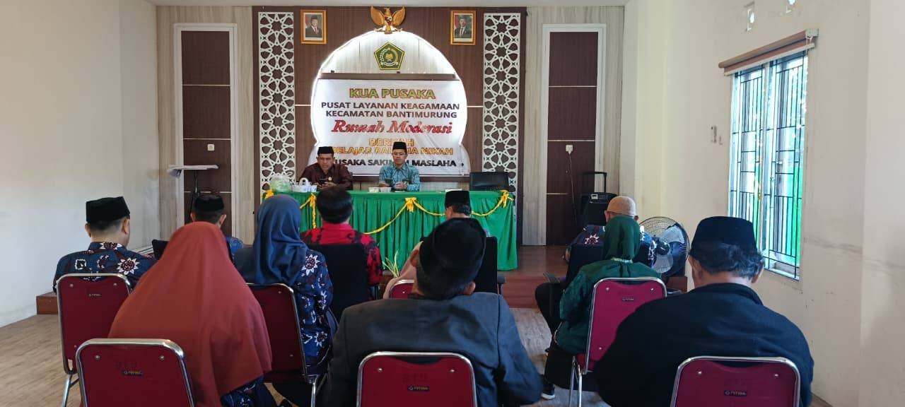 Rapat Koordinasi Pelaksanaan Program GEMAH ASRI di KUA Pusaka Bantimurung
