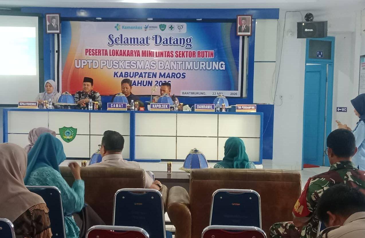 KUA Pusaka Bantimurung Hadiri Lokakarya Mini Lintas Sektor Triwulan II Tingkat Kecamatan Bantimurung
