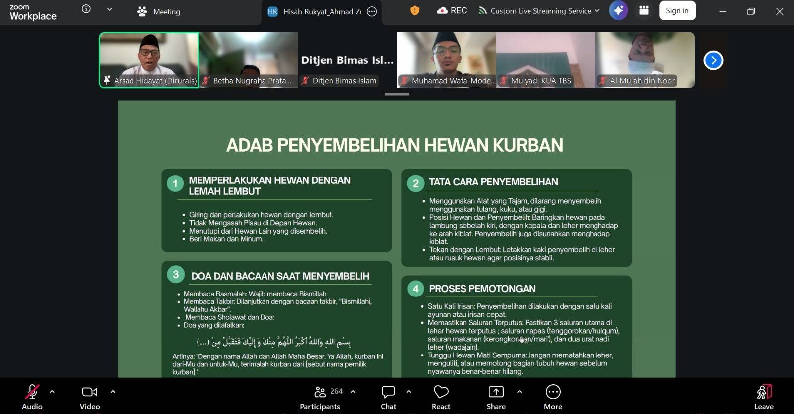 KUA Tuhemberua Perdalam Fikih Kurban, Lewat Syariah Insight Room Edisi Spesial