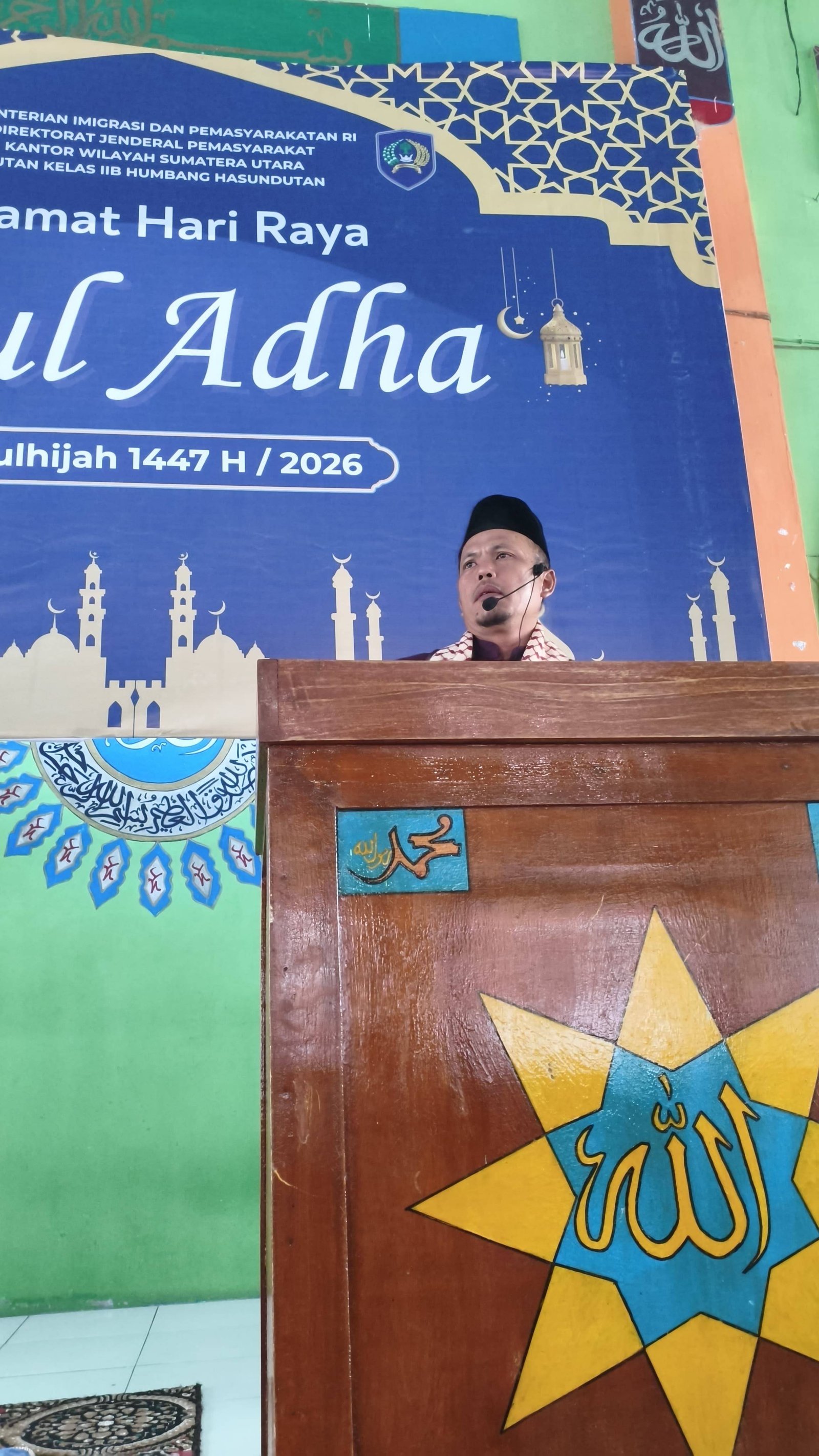 Kepala KUA Doloksanggul Pimpin Salat Idul Adha di Rutan II B Humbang Hasundutan: Mengulik Hikmah dari Penyembelihan Hewan Kurban