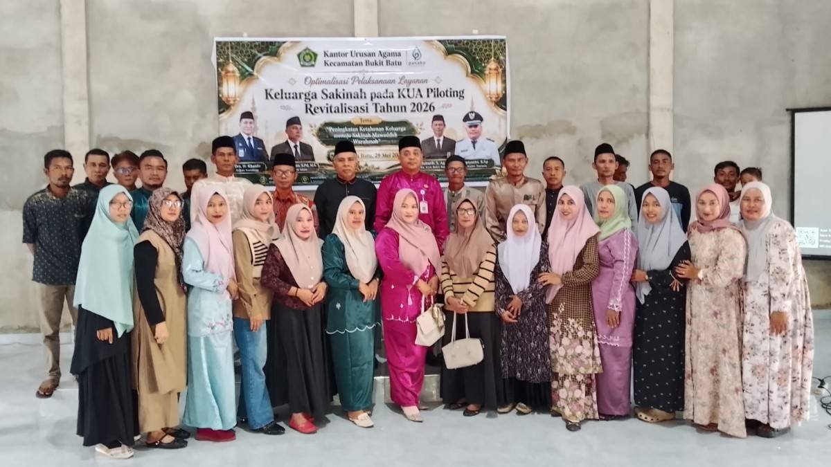 Perkuat Fondasi Rumah Tangga, KUA Bukit Batu Gelar Bimbingan Keluarga Sakinah 2026 di Desa Dompas