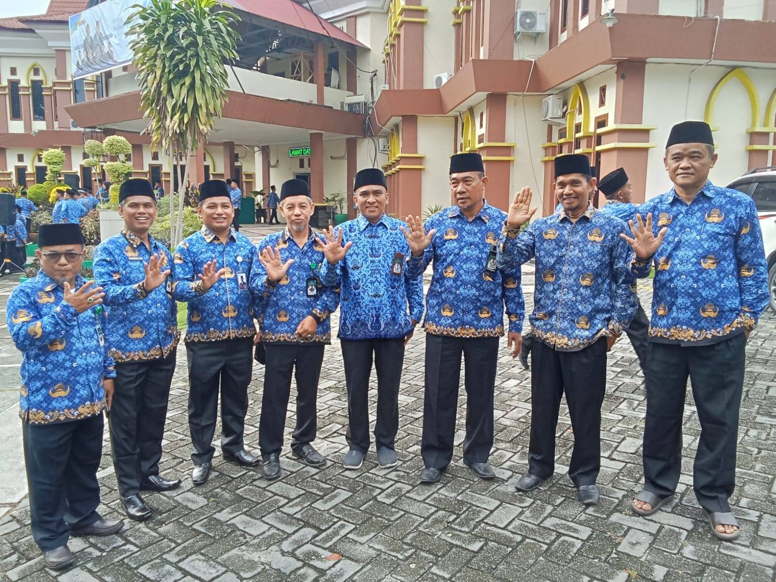 Ka. KUA Se-Kota Pekanbaru Turut Hadir Upacara Peringatan Hari Lahirnya Pancasila 