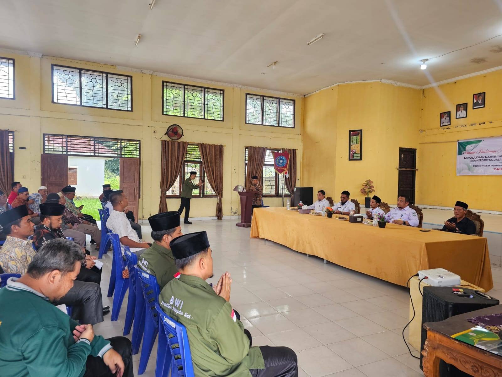 Wujudkan Nadzir Profesional, Akuntabel, dan Berintegritas dalam Pengelolaan Aset Wakaf, BWI Gelar Seminar Pembinaan Nadzir se Kecamatan Koto Gasib