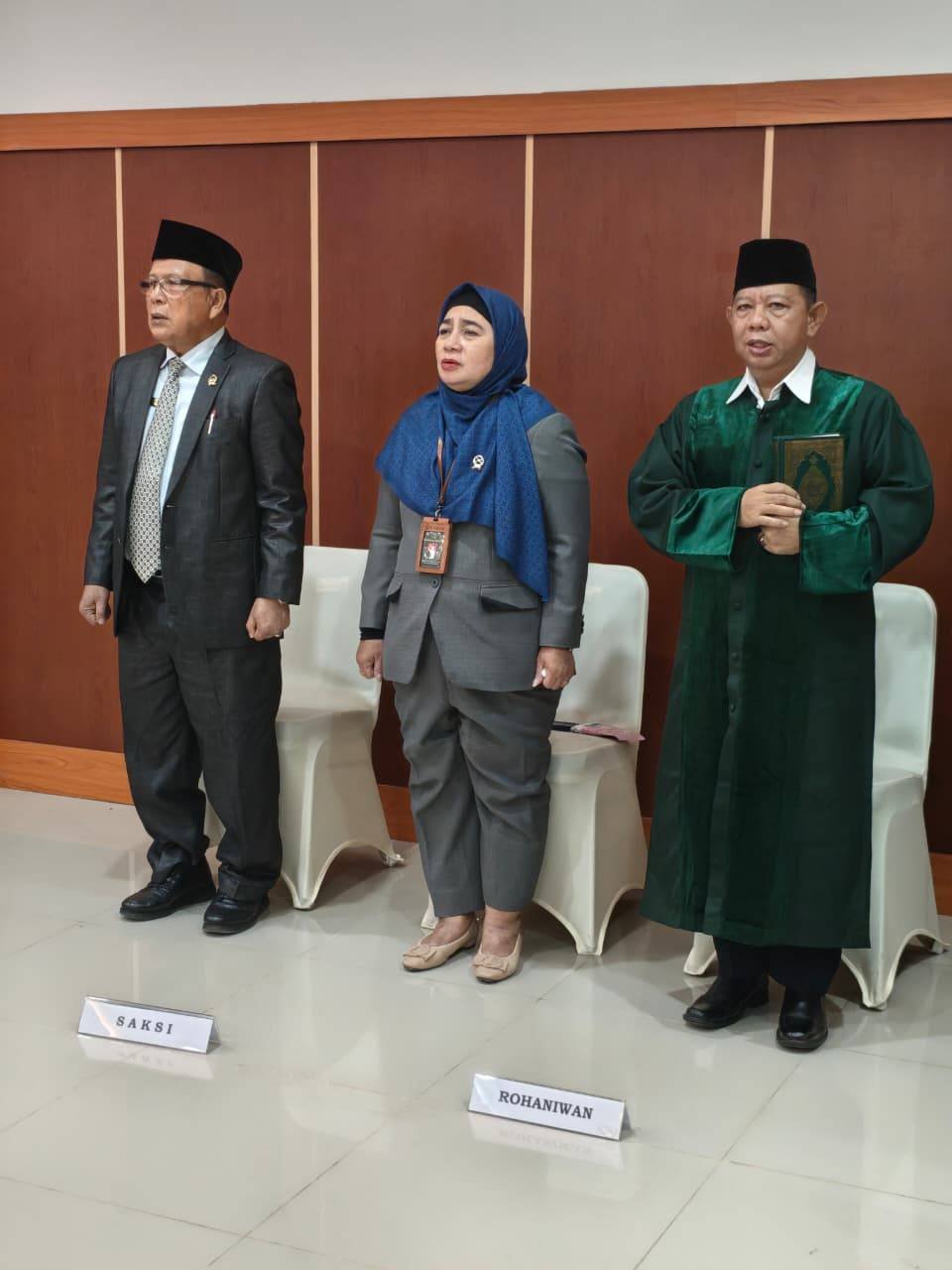 Penghulu Senior  Menjadi Rohaniawan di PTTUN