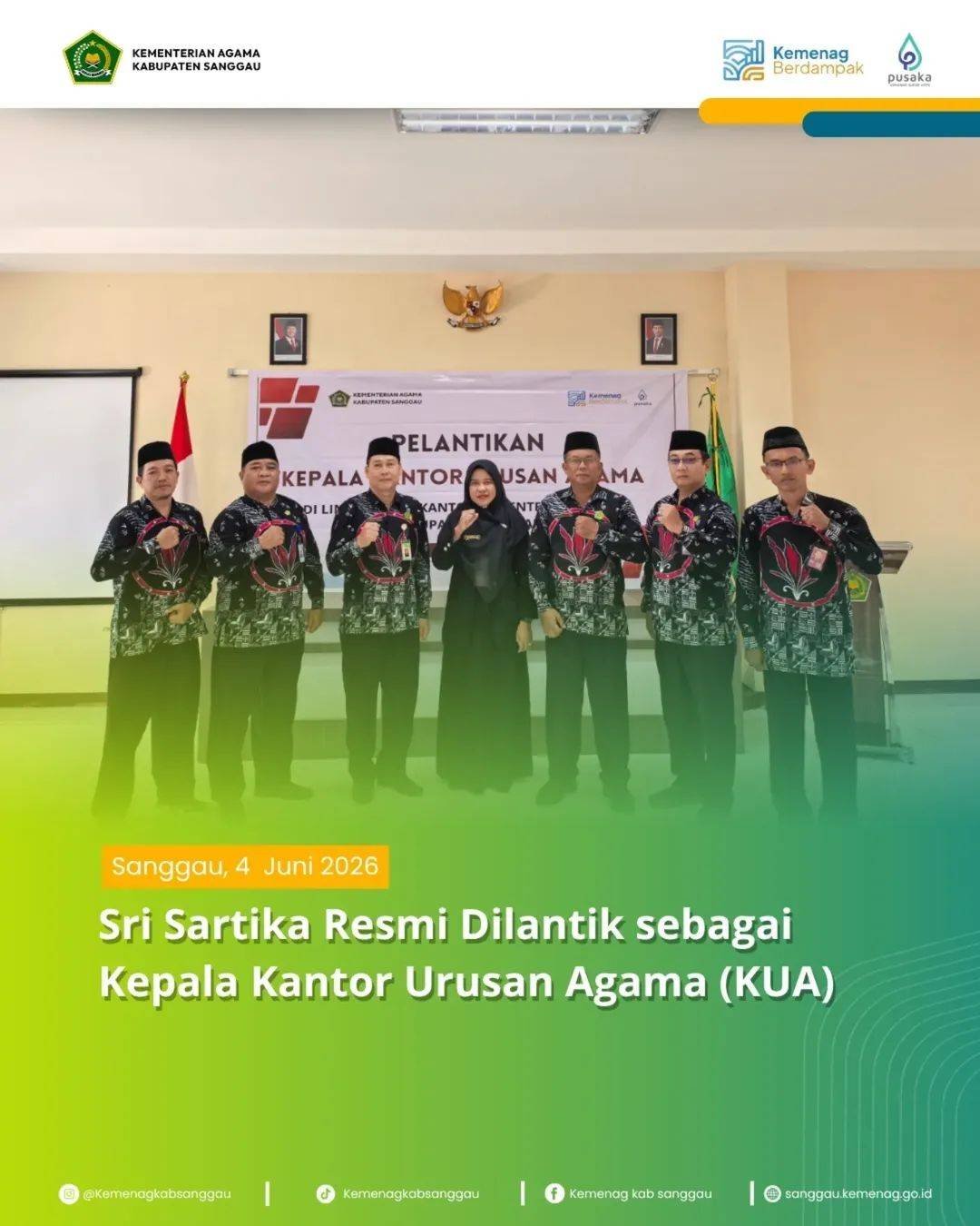 PELANTIKAN KEPALA KUA SE INDONESIA