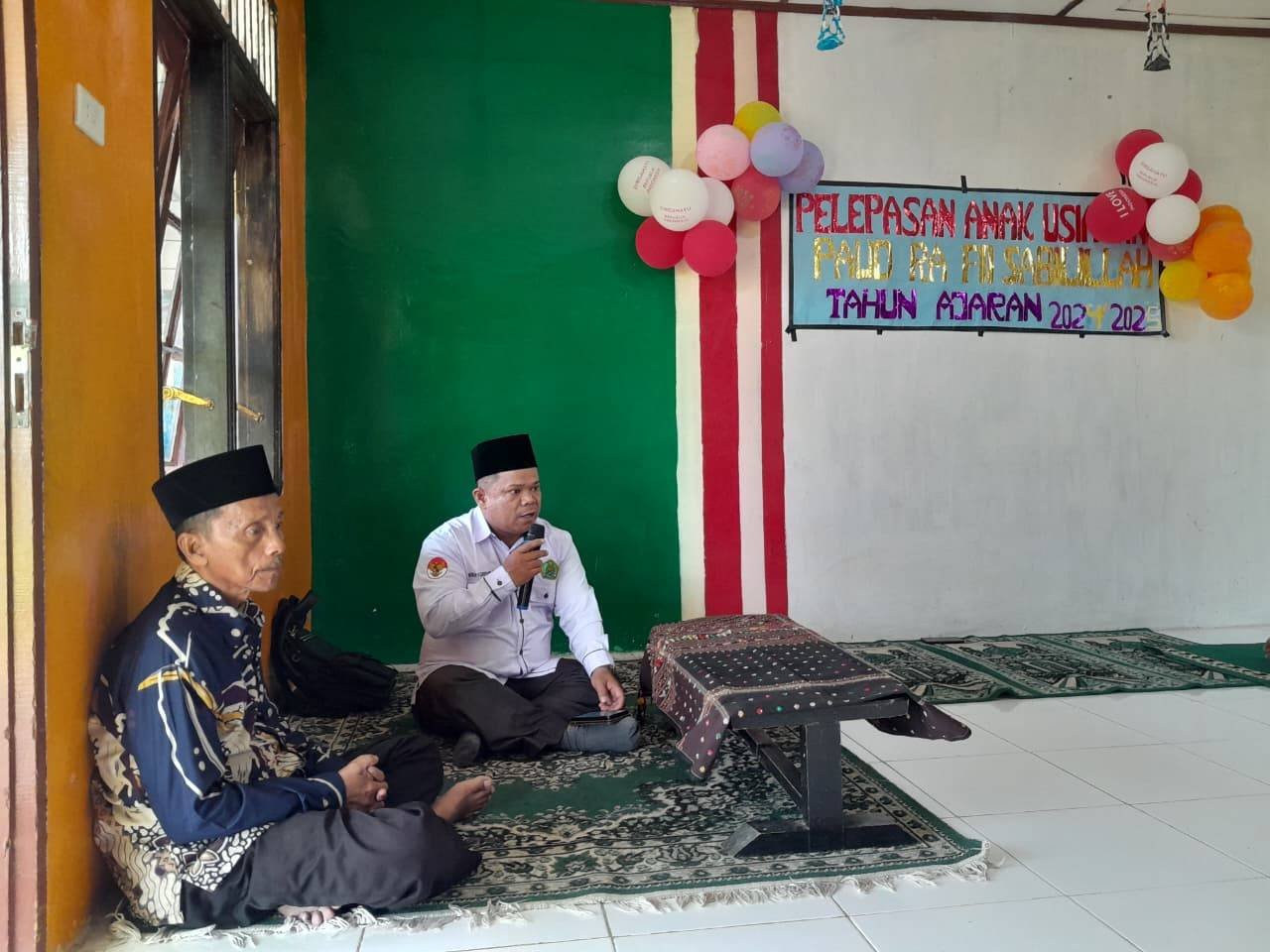 Kepala KUA Habinsaran Hadiri dan Sampaikan Sambutan pada Acara Pelepasan Siswa RA Fiisabillah