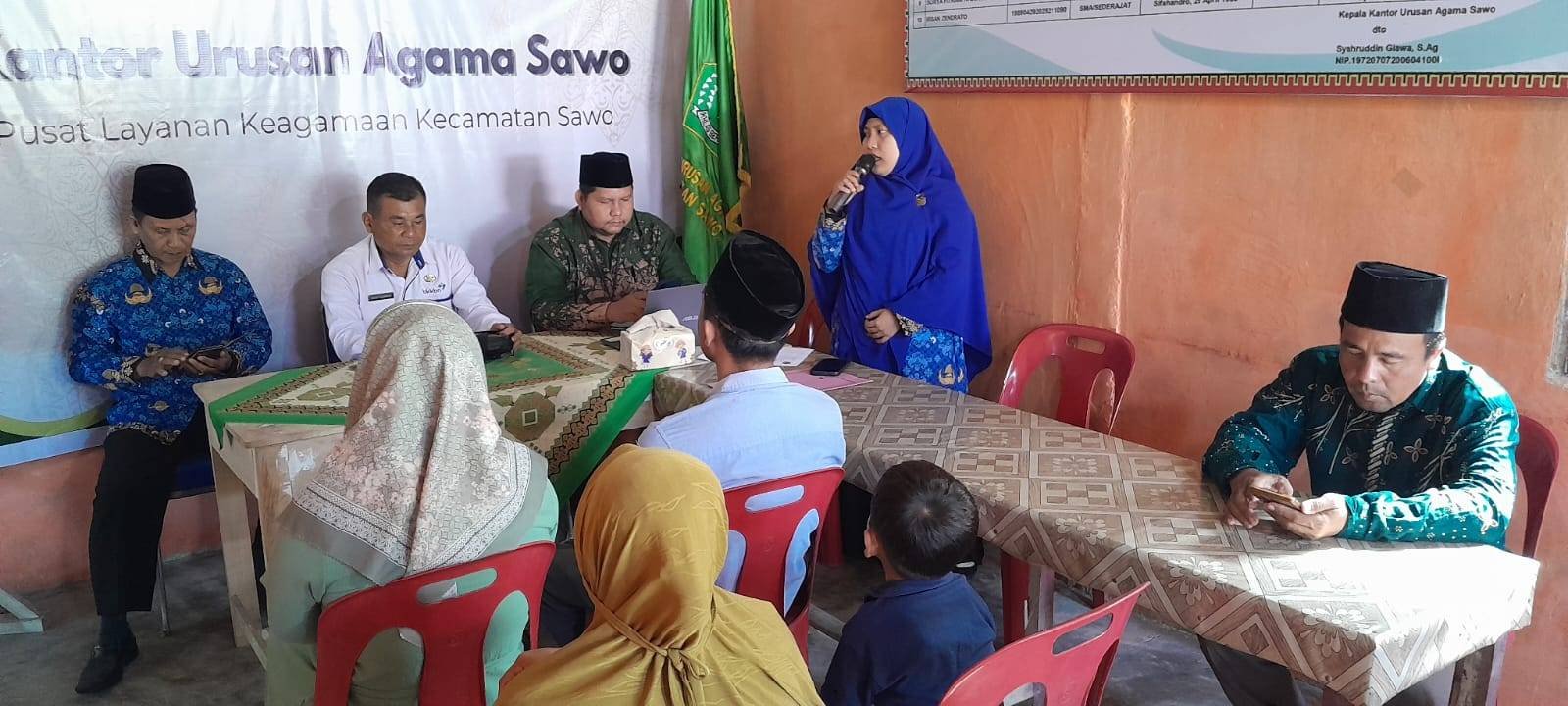 Bimwin di KUA Sawo: Perkuat Kesiapan Catin Menuju Keluarga Samawa dan Cemara 