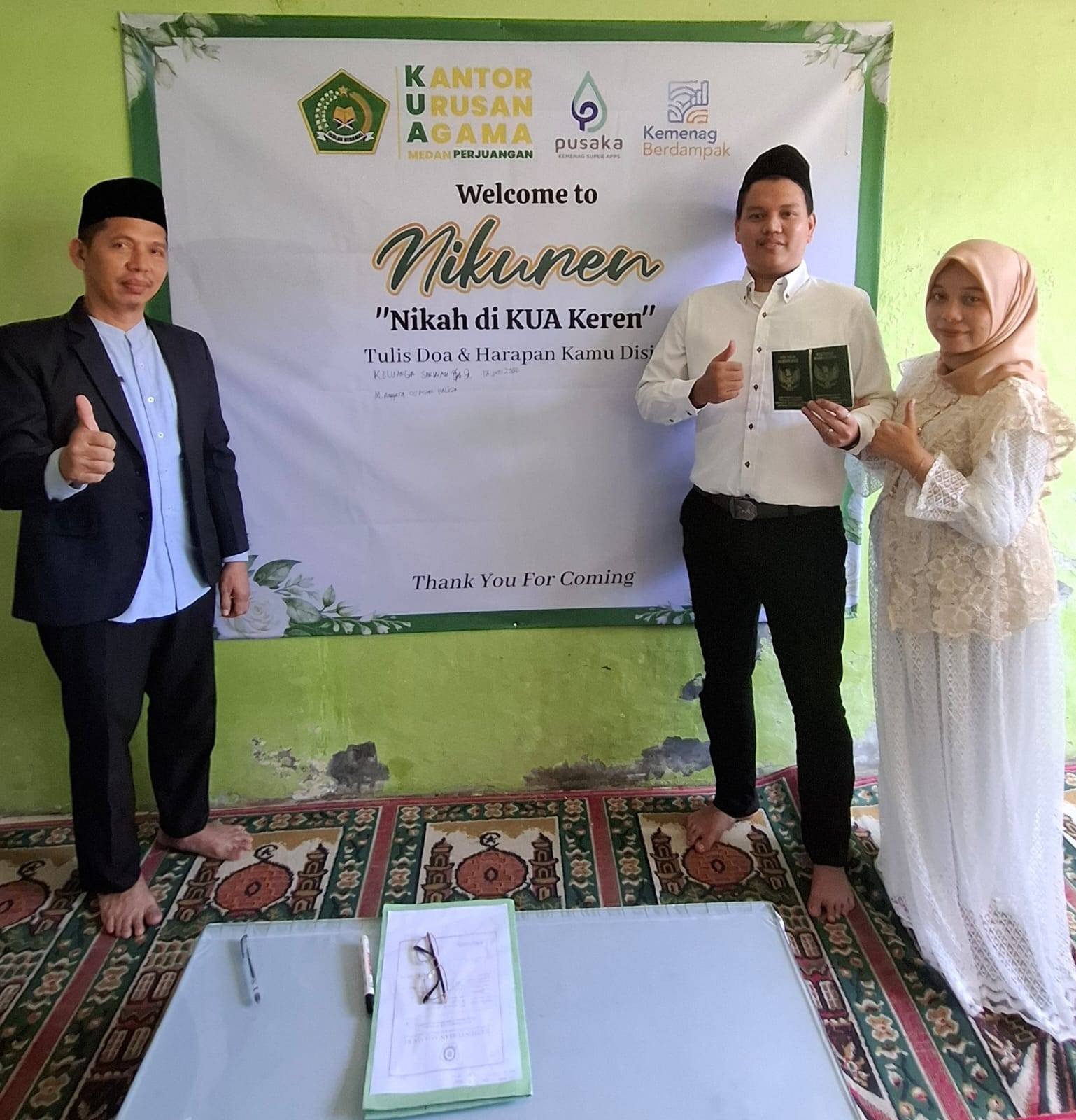 Wedding Wish Board: Inovasi KUA Medan Perjuangan, dari Papan Harapan, Menuju Keluarga Masa Depan