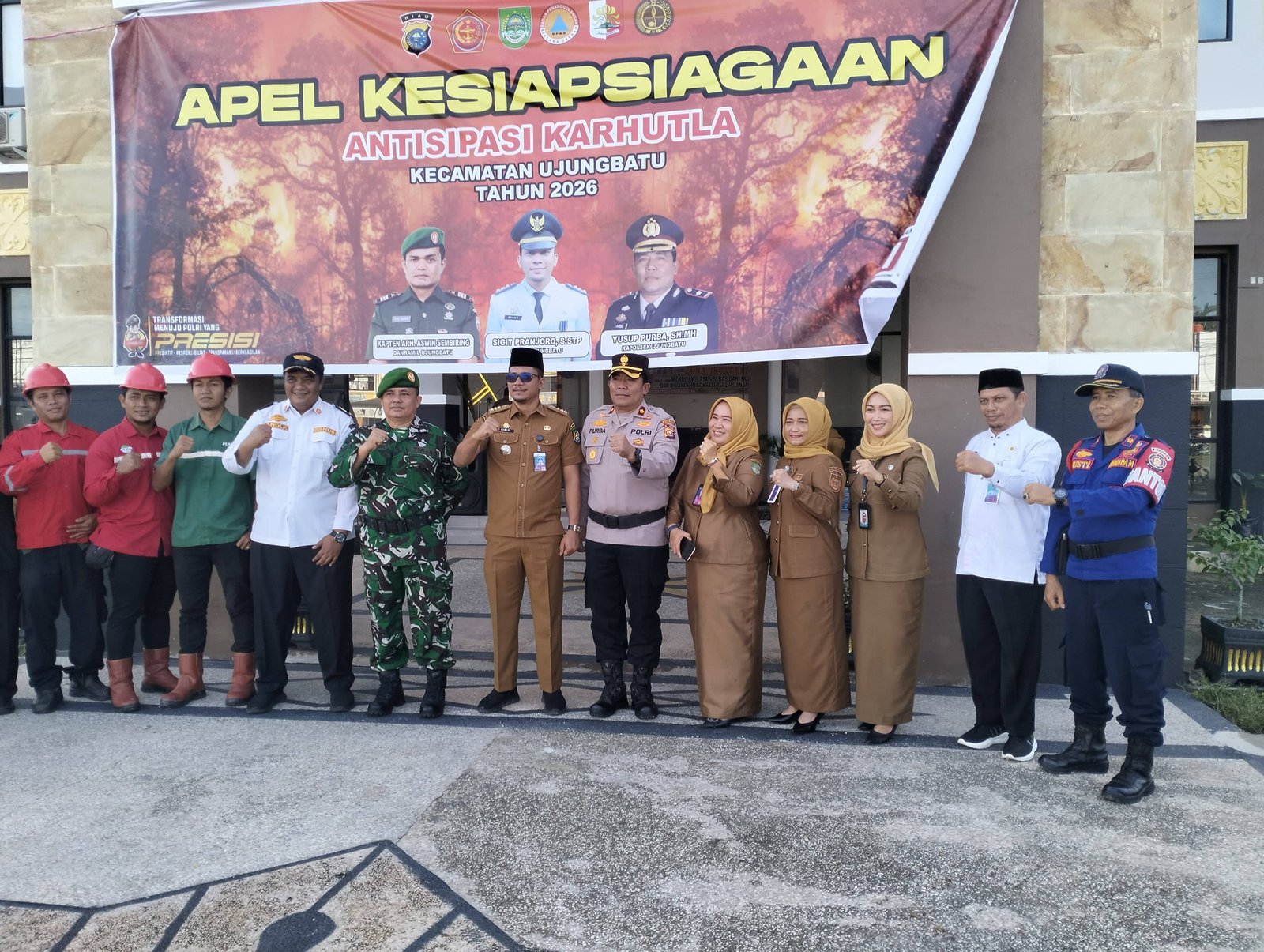 Ka. KUA Ujungbatu Ikuti Apel Kesiapsiagaan Antisipasi Karhutla