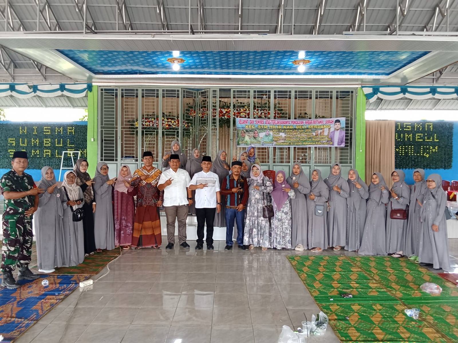Kepala KUA STM Hilir Hadiri Pengajian Akbar Miftahul Jannah, Gaungkan Kekuatan Iman dan Muhasabah Diri