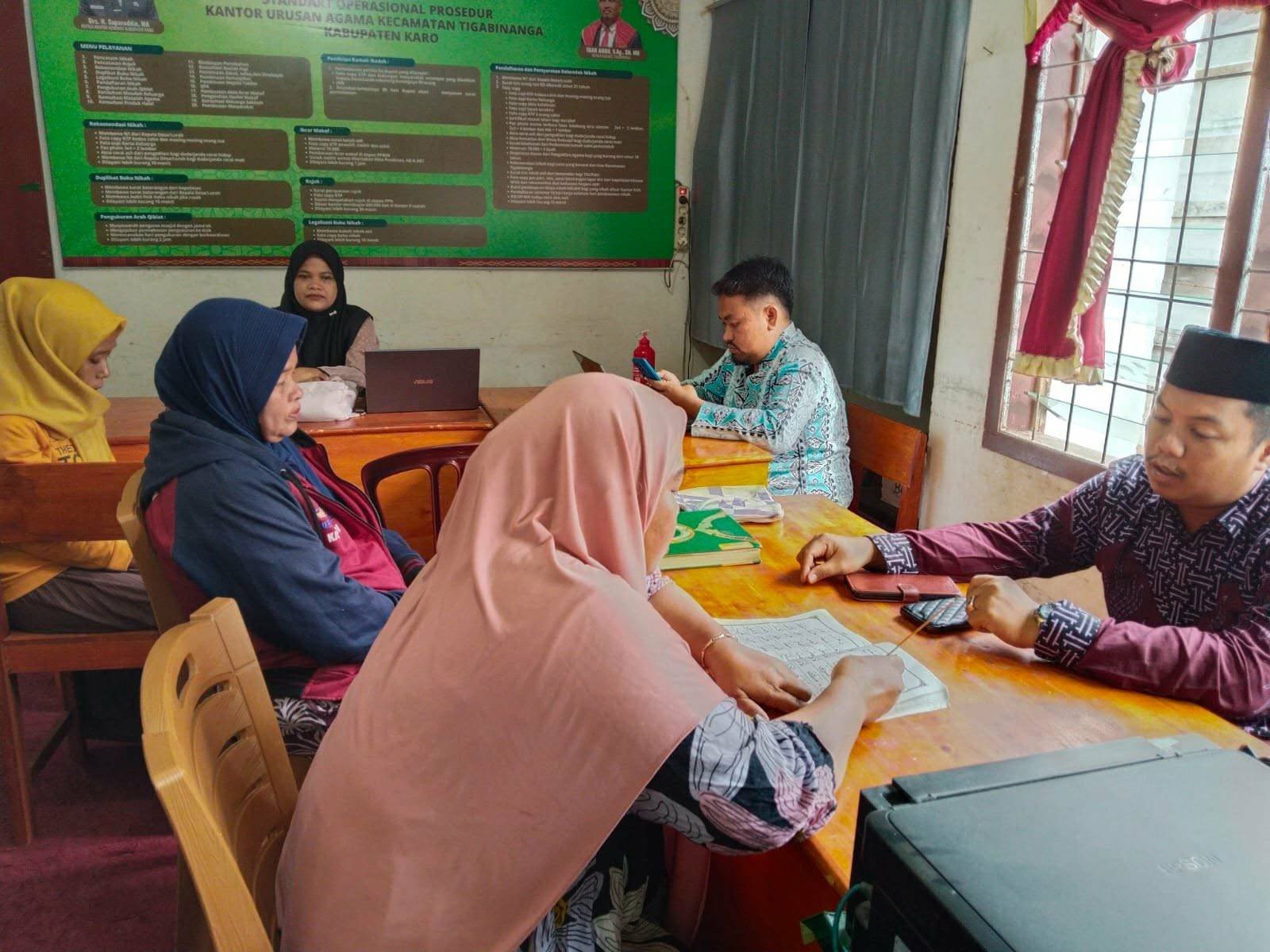 Berantas Buta Huruf Al-Quran, KUA Tigabinanga Turun ke Masyarakat