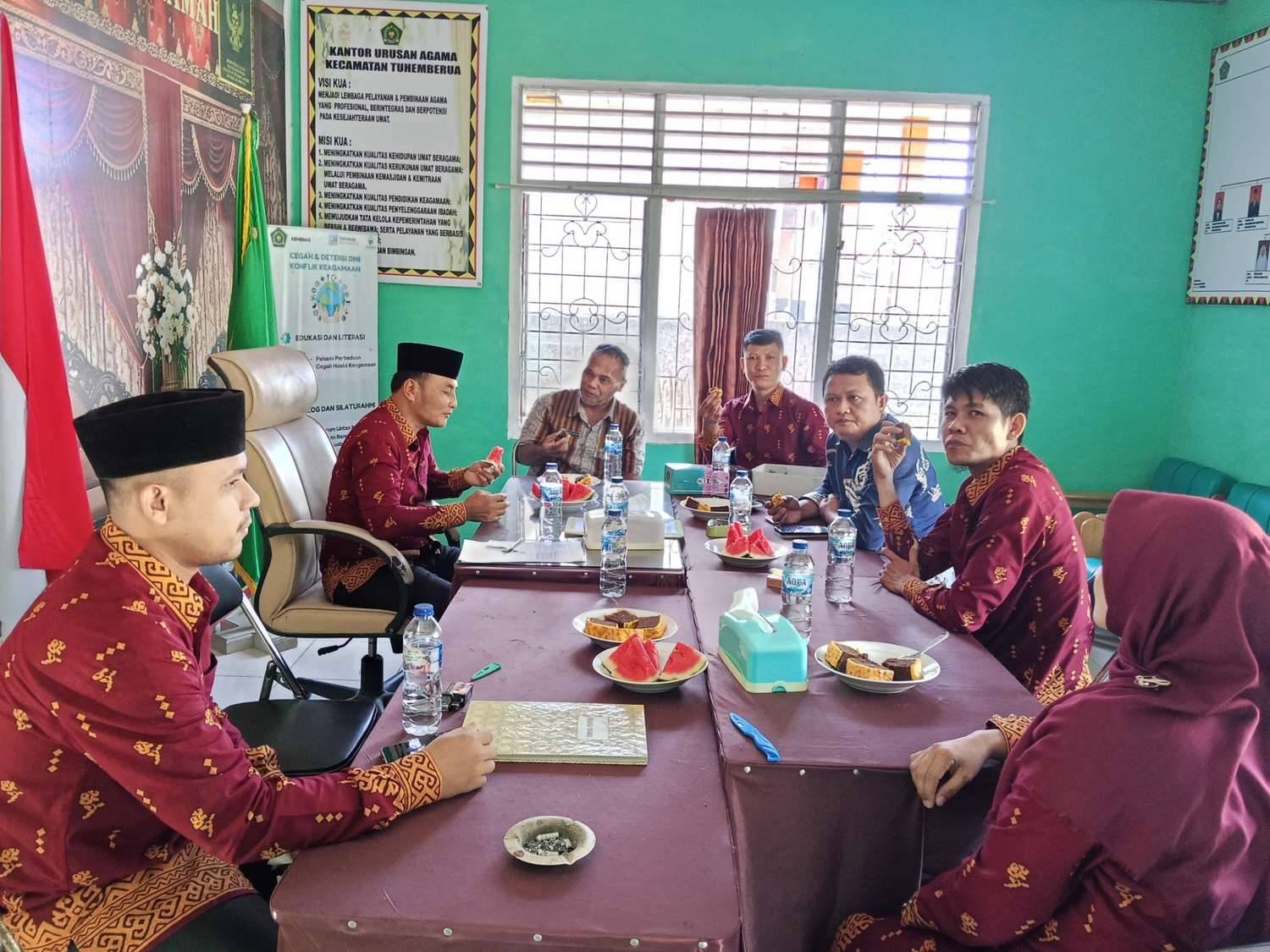 Momentum Muharram, KUA Tuhemberua Gelar Rakor dan Syukuran