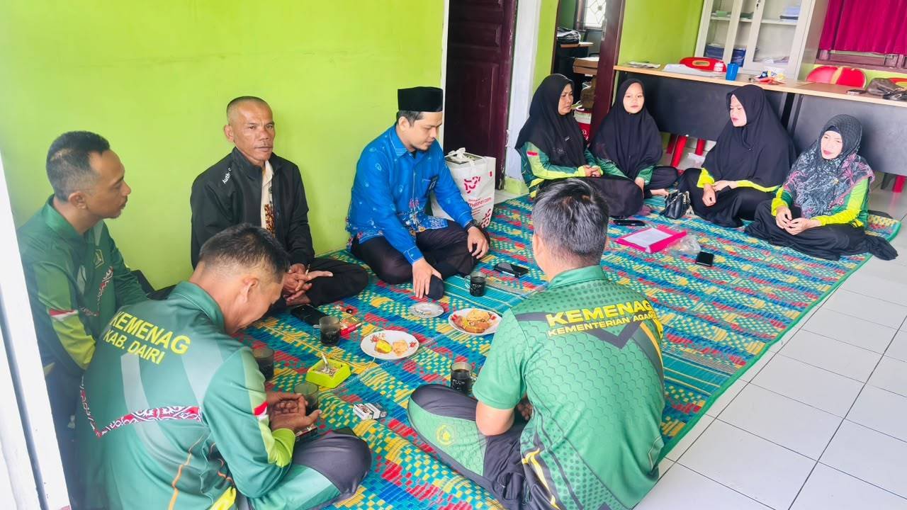 Pimpin Rakor Perdana, Kepala KUA Pegagan Hilir Motivasi Jajaran dan Matangkan Program Kerja