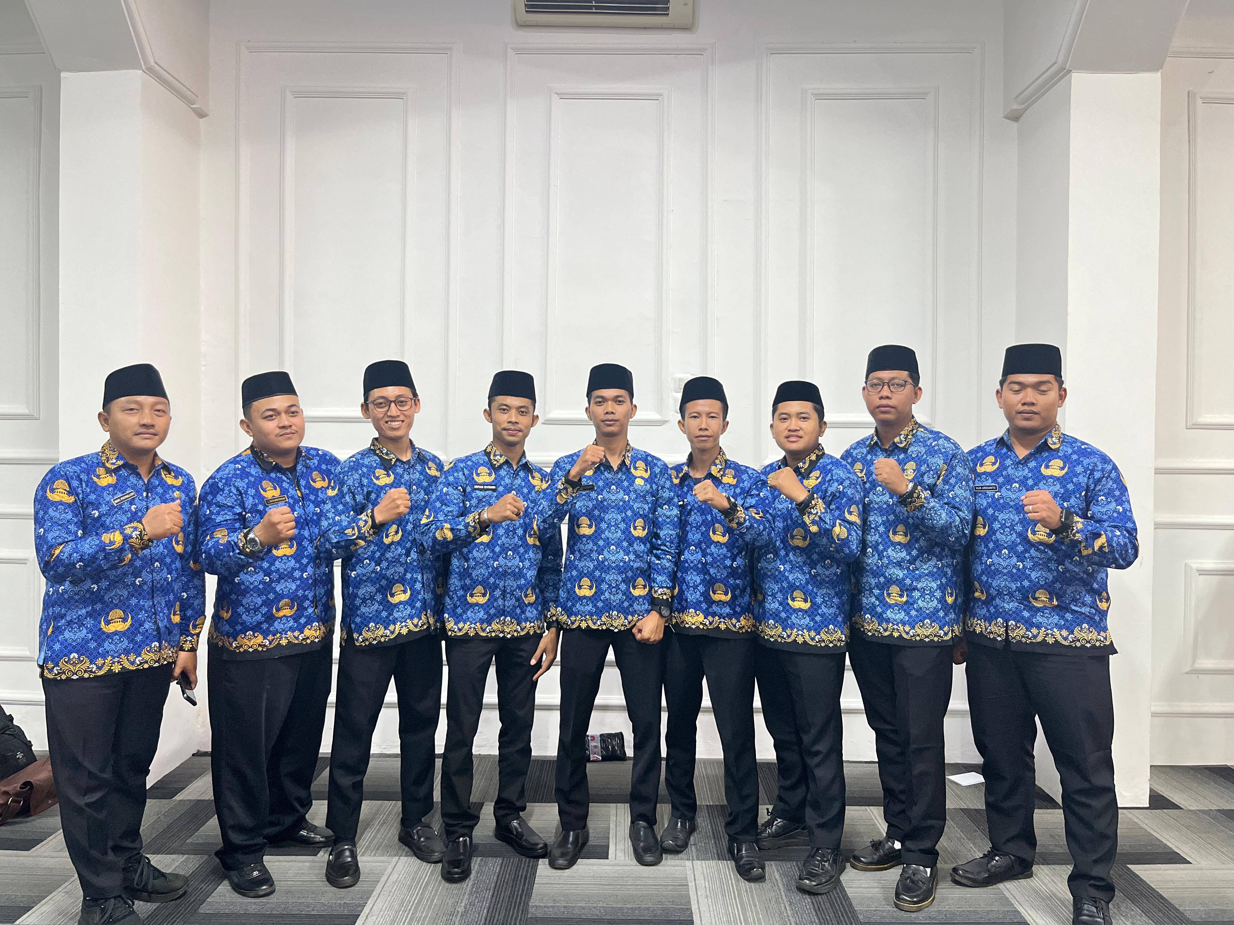 Sembilan Penghulu Lampung Timur Ikuti Pelantikan Jabatan Fungsional di Kanwil Kemenag Lampung