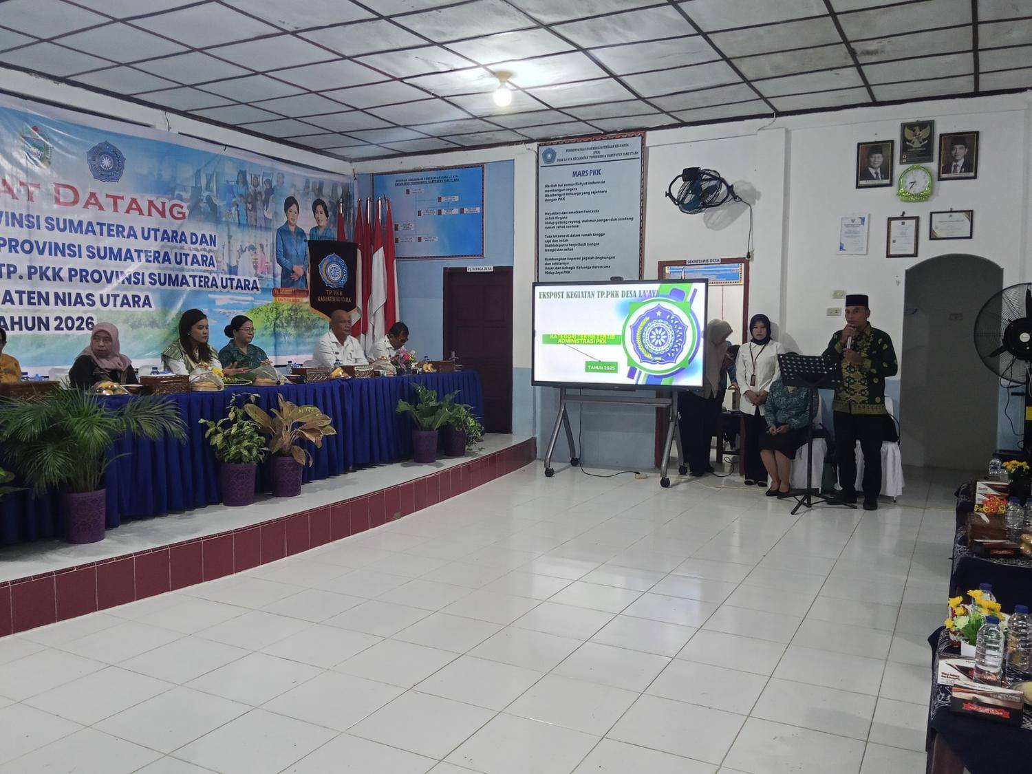 Kepala KUA Tuhemberua Pimpin Doa pada Monitoring TP PKK Sumut