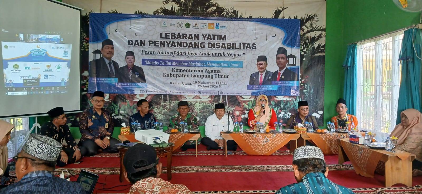 KUA Raman Utara Peringati Lebaran Yatim dengan Santunan dan Pembinaan