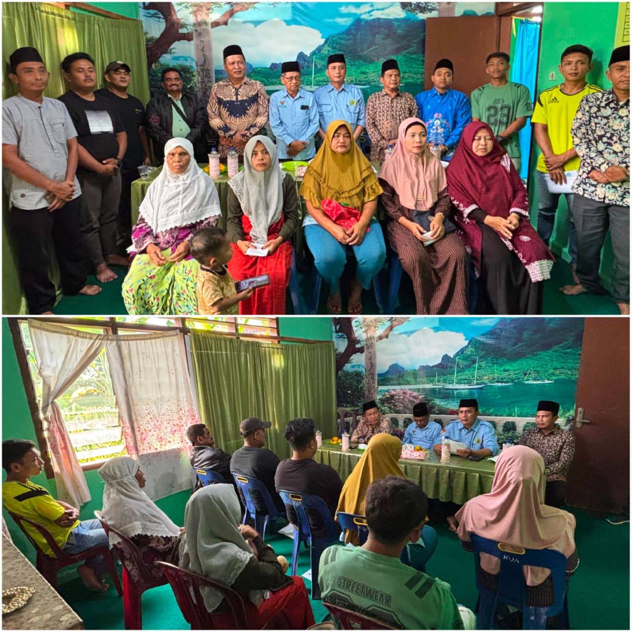 KUA Sei Bingai Gandeng BAZNAS Langkat Gelar Pembinaan Muallaf Dan Salurkan Bantuan Tali Asih jilid III