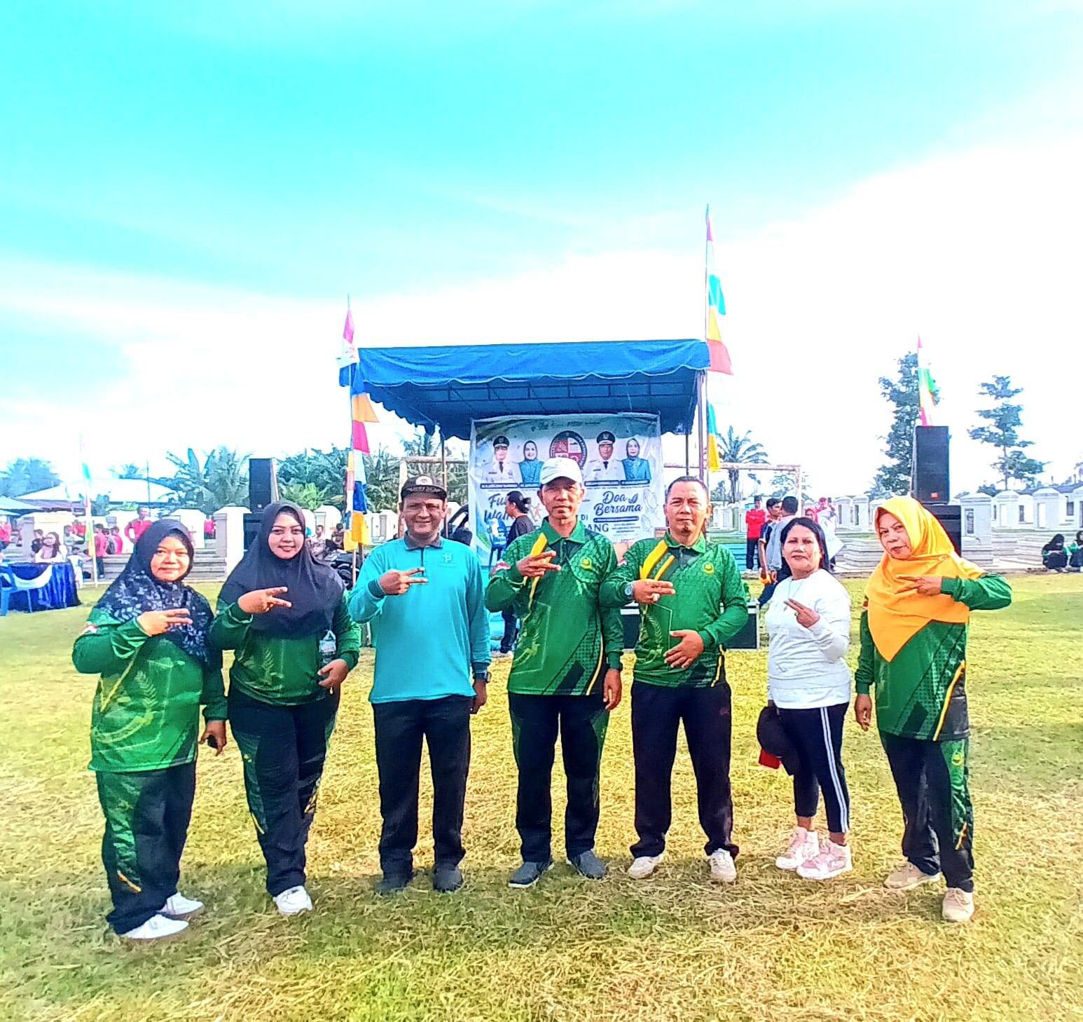 KUA Biru-Biru Turut Meriahkan Jalan Santai Hari Jadi ke-80 Deli Serdang dan HUT ke-26 APKASI