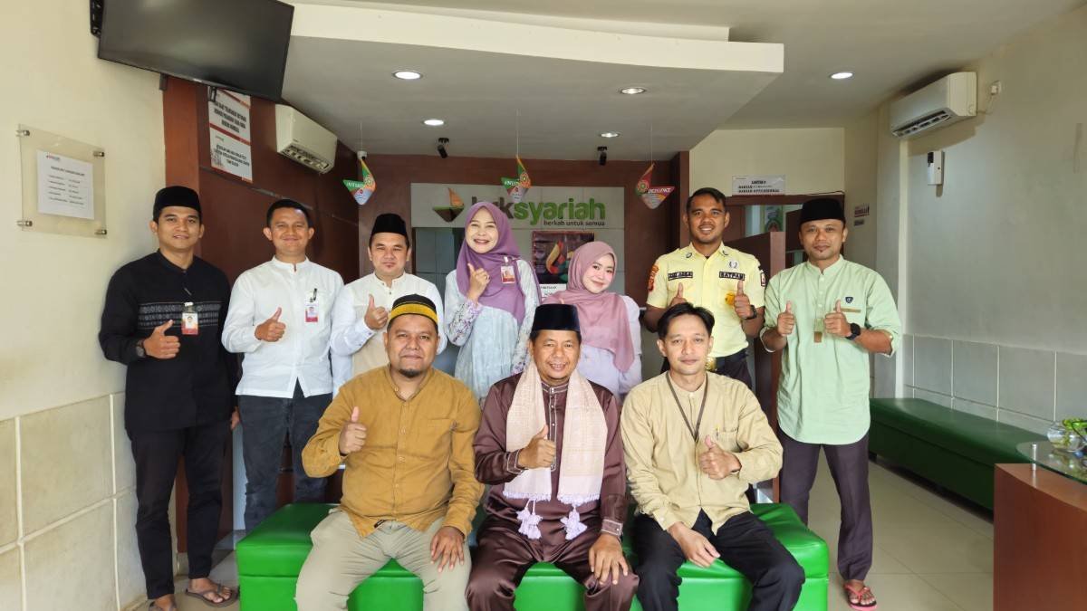 Kepala KUA Tapung Hulu Beri Tausyah di BRK Syariah: Hilangkan Penyakit Hati agar Bekerja Bernilai Ibadah