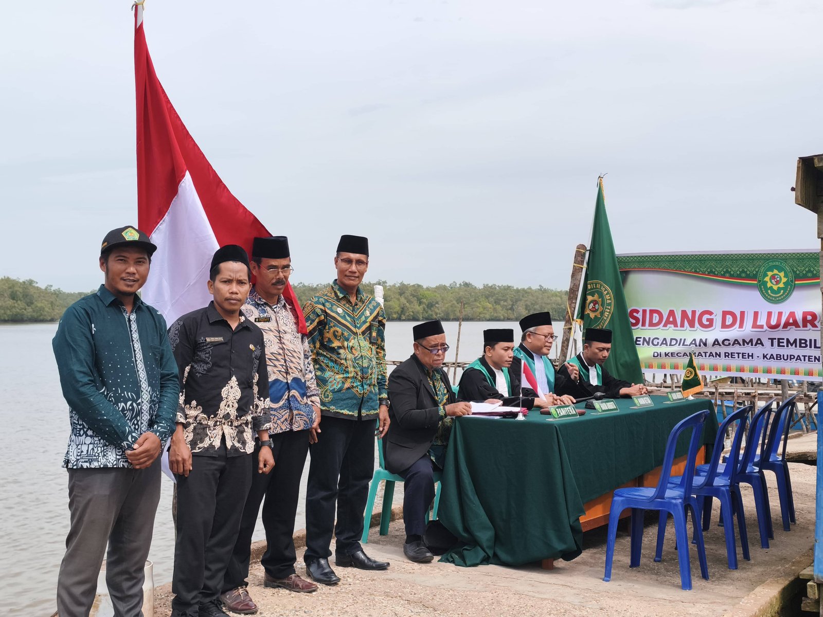 Sinergi KUA Reteh dan PA Tembilahan Gelar Sidang Isbat Nikah di Pulau Ruku