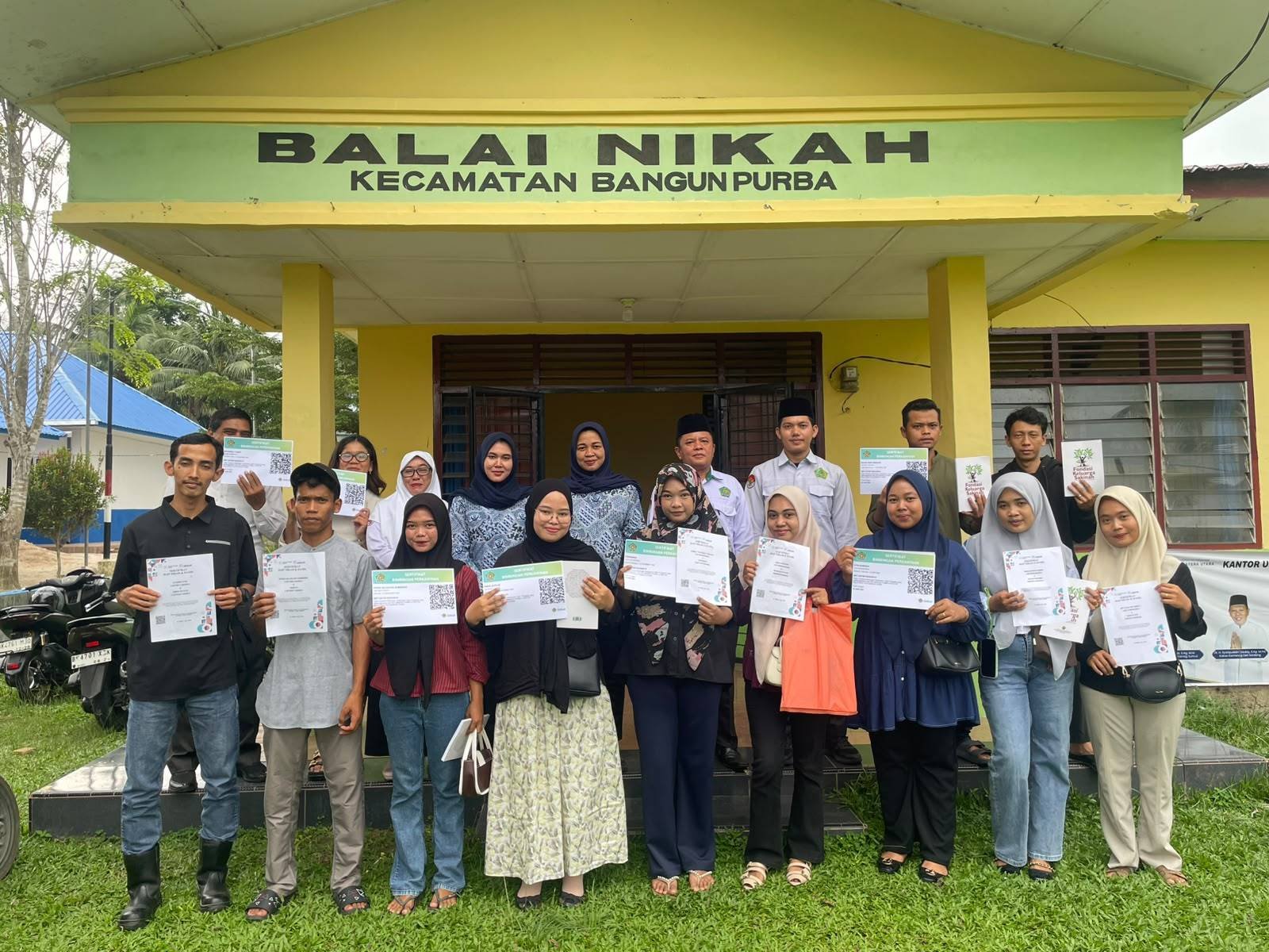 KUA Bangun Purba Perkuat Sinergi dengan BKKBN Melalui Edukasi Elsimil dalam Bimbingan Perkawinan