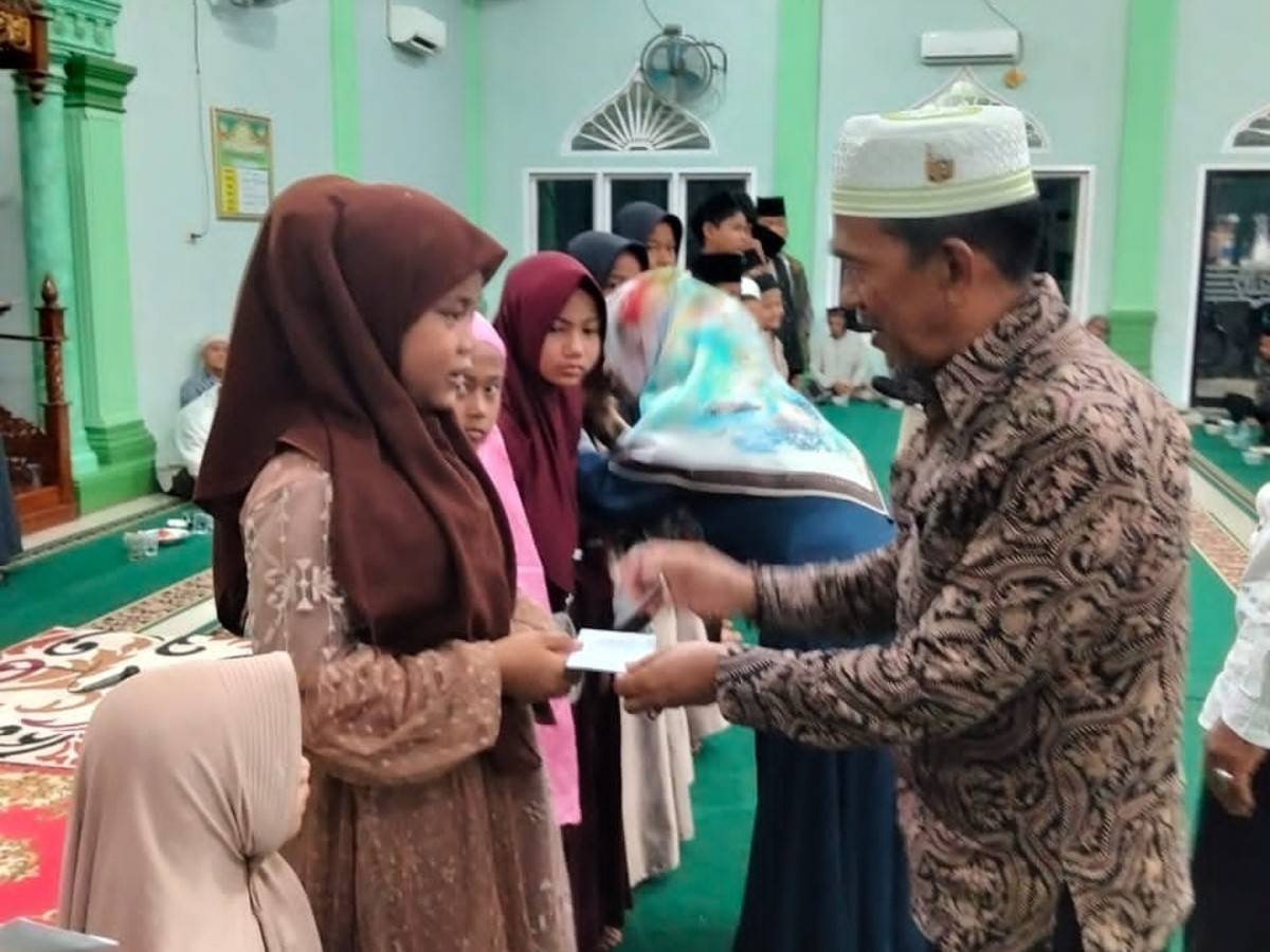 Peringatan 10 Muharram di Teluk Merbau, Kepala KUA Kubu Tekankan Kepedulian terhadap Anak Yatim