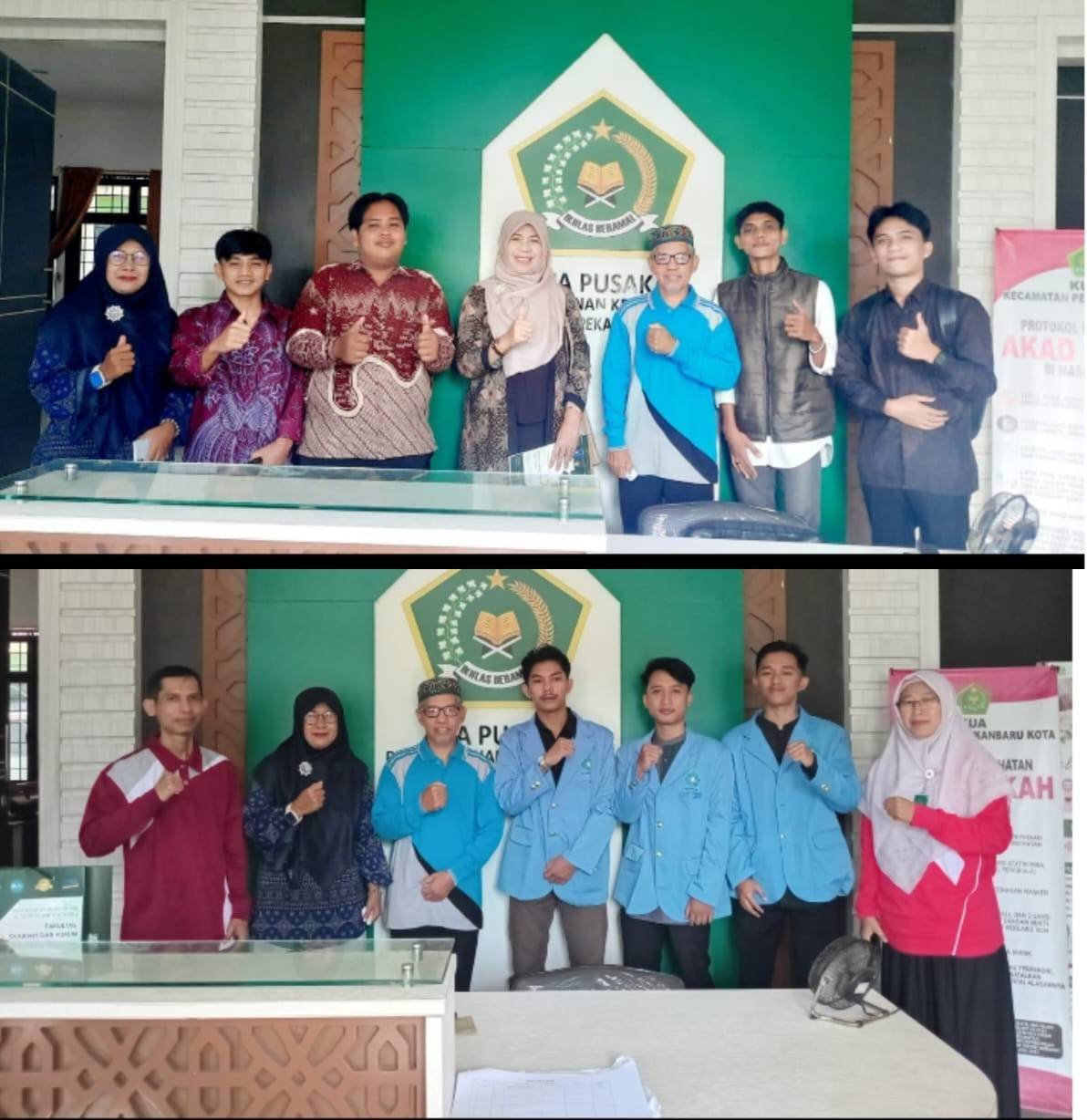 Hari Ini Ka. KUA Pekanbaru Kota Kembali Menerima Dua Kelompok PKL 