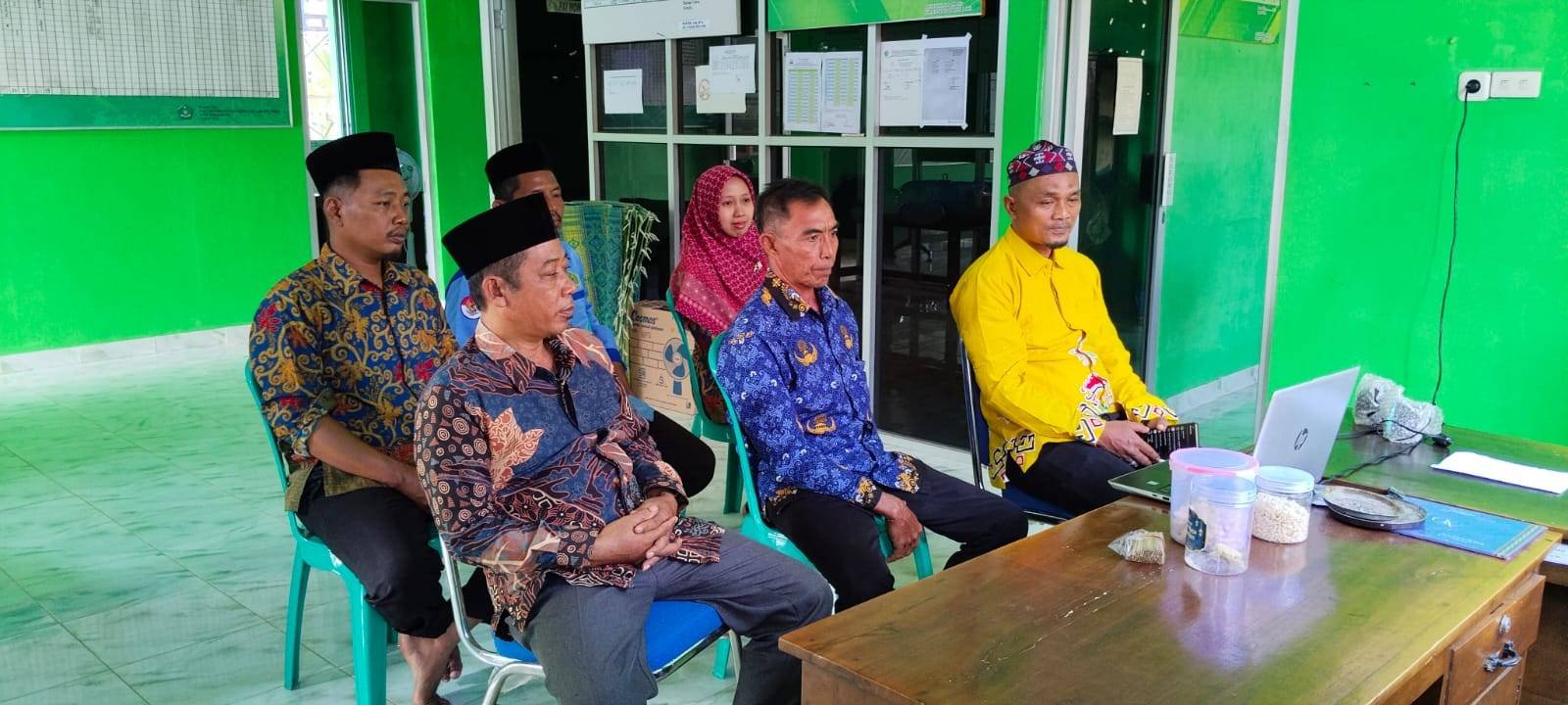 Penyuluh KUA Raman Utara Ikuti Zoom Nasional Indonesia Berkiblat