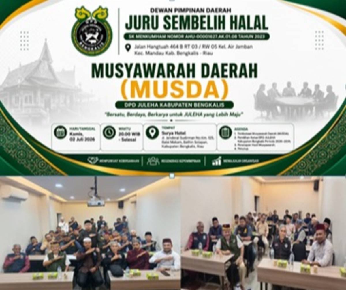 Perkuat Sinergi dan Profesionalisme, Kepala KUA Bathin Solapan Hadiri Musda I JULEHA Kabupaten Bengkalis