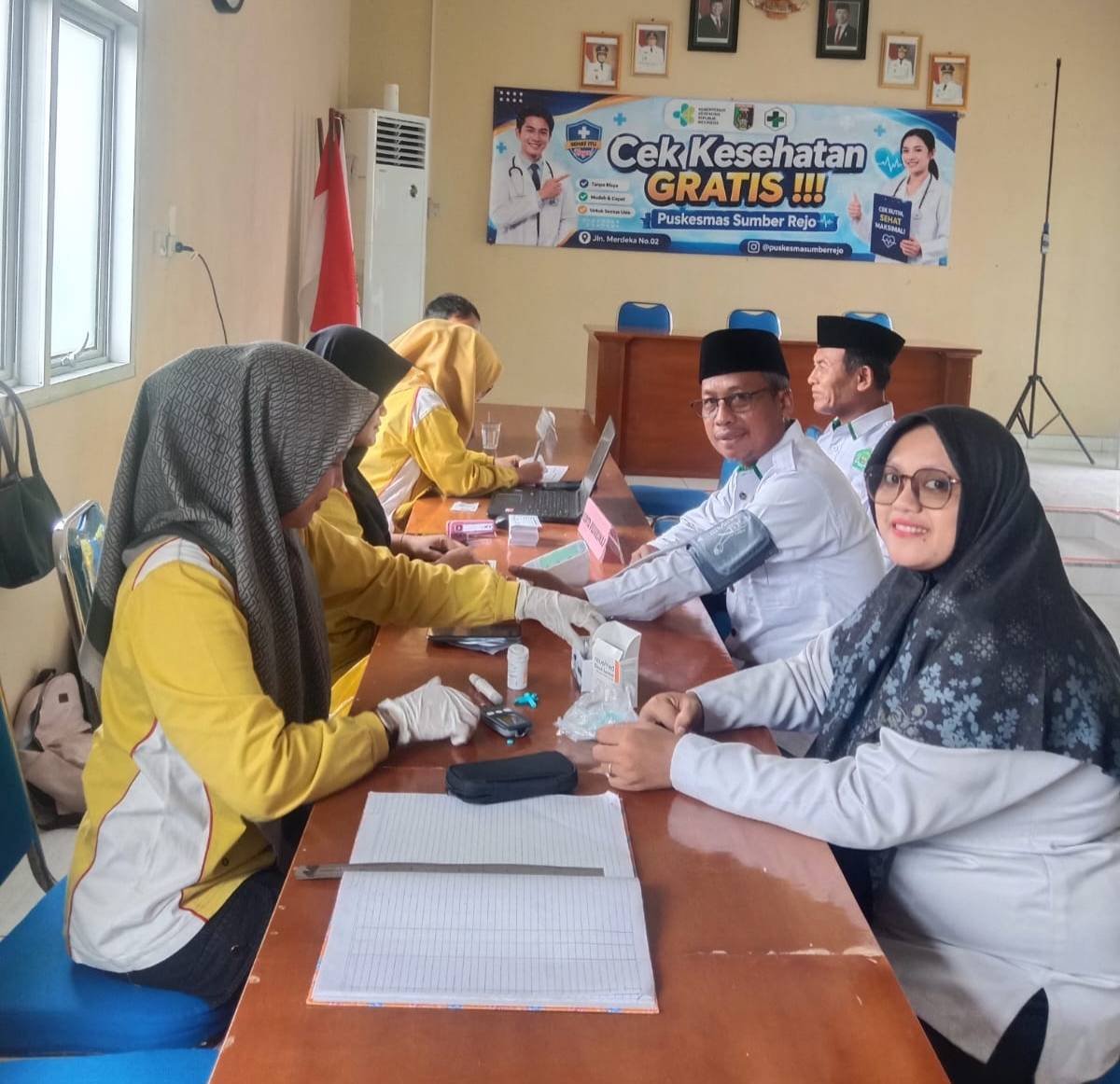 Kepala KUA Waway Karya Dukung Percepatan Program Pemeriksaan Kesehatan Gratis