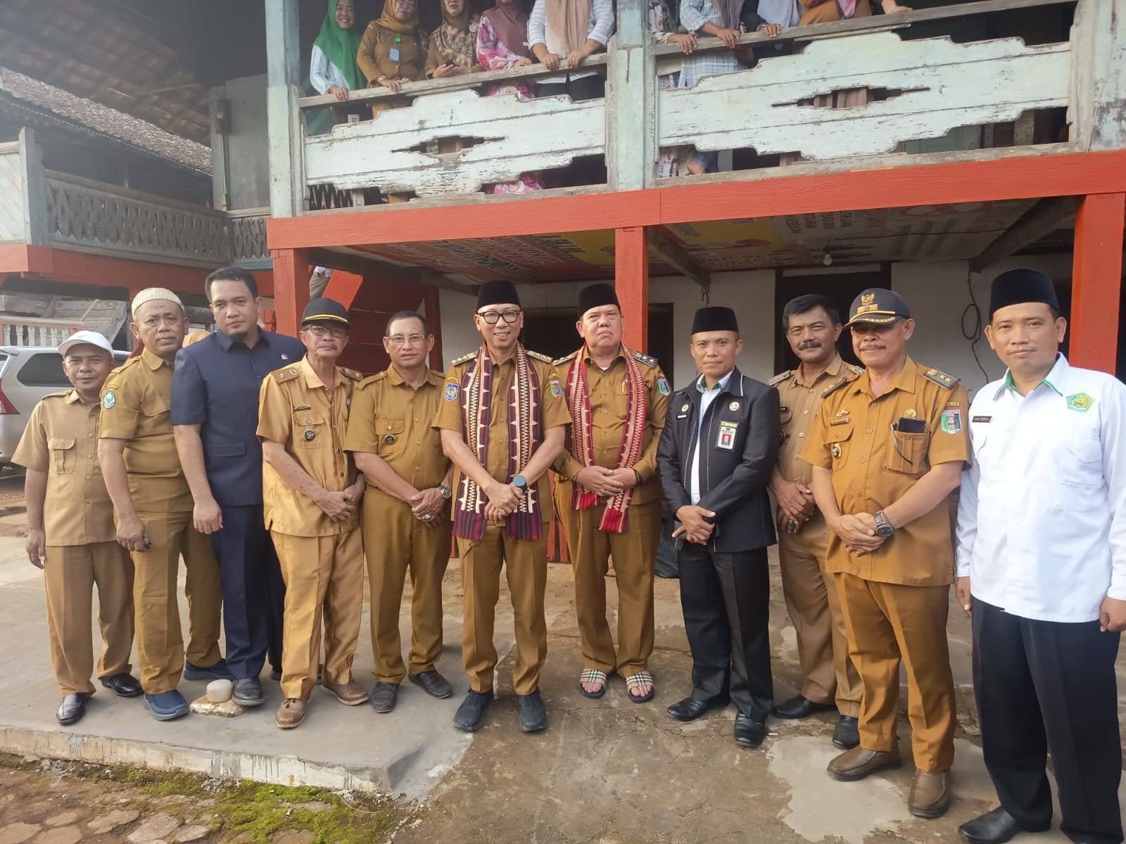 Kepala KUA Melinting Dampingi Kunjungan Kerja Gubernur Lampung di Kecamatan Melinting