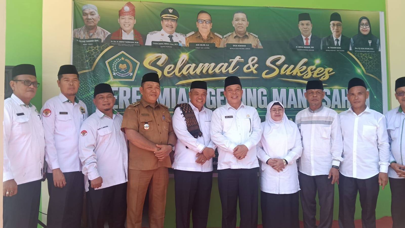 Kepala KUA Sei Kepayang Hadiri Peresmian Gedung dan Pembukaan Tahun Ajaran Baru Persiapan MAN III Asahan