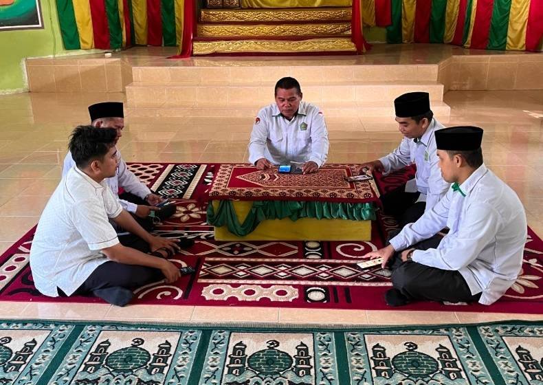 Kepala dan Penyuluh Agama Islam KUA Tualang Gelar Rapat Persiapan Rashdul Kiblat