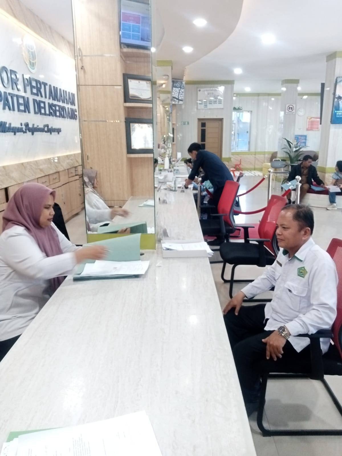 KUA Bangun Purba Fasilitasi Pengurusan Sertifikat Tanah Wakaf di BPN Deli Serdang