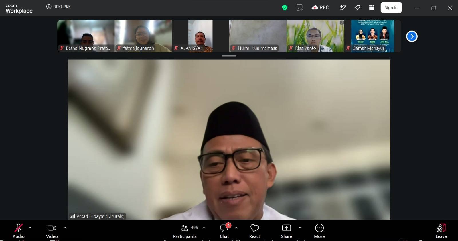 KUA Tuhemberua Perkuat Wawasan Hukum ASN melalui Webinar Implementasi KUHP 2023