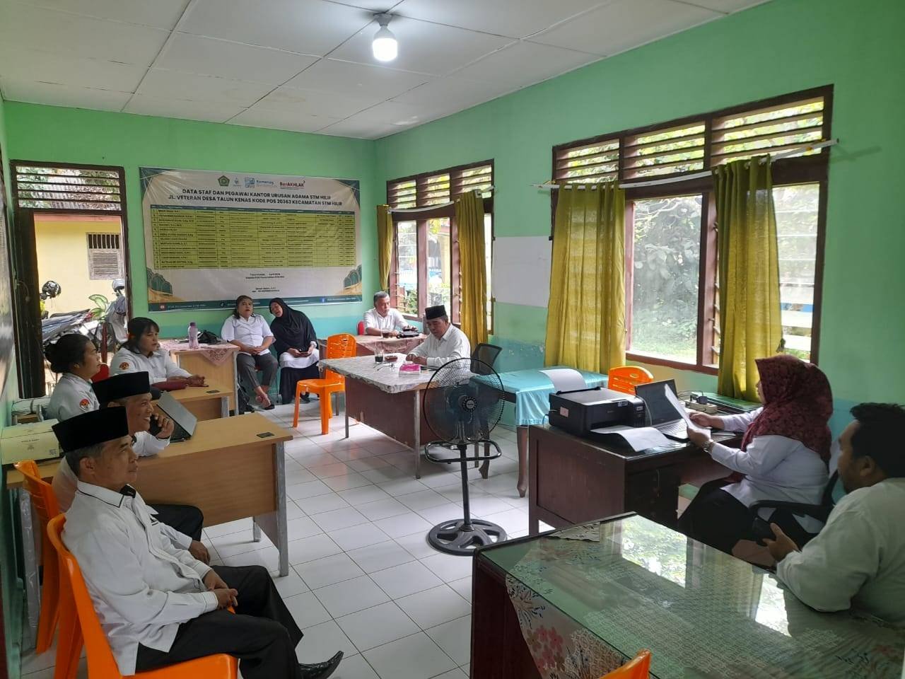 KUA STM Hilir Perkuat Tata Kelola Melalui Rakor Implementasi PMA Nomor 22 Tahun 2021 dan Persiapan HUT Ke-81 Republik Indonesia