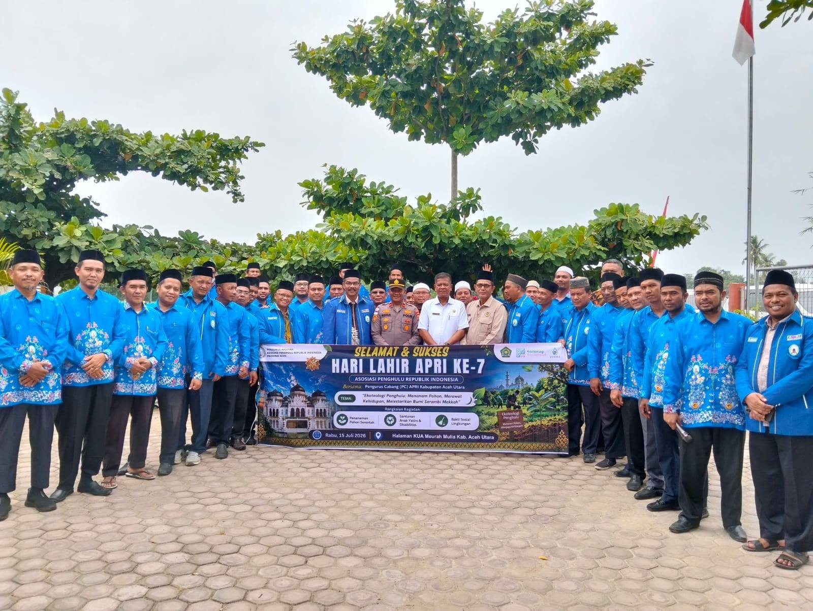 APRI Aceh Utara Hijaukan Lingkungan pada Peringatan Harlah Ke-7