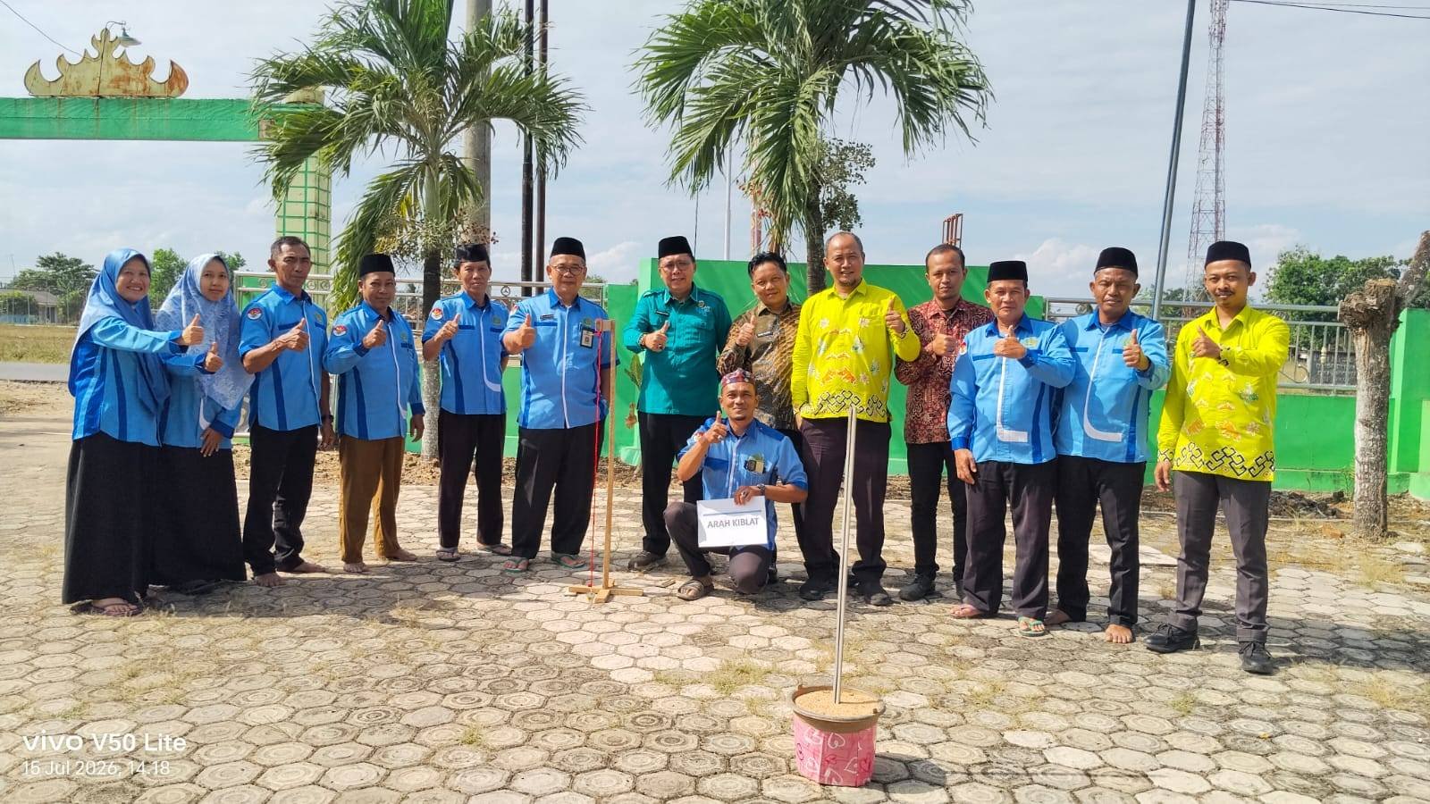 Kasi Bimas Islam Tinjau Persiapan Rashdul Kiblat di KUA Raman Utara