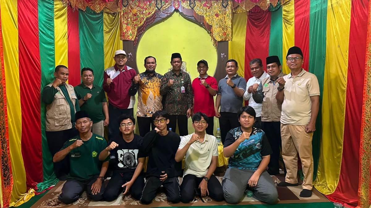 KUA Marpoyan Damai Sambut Kunjungan Kabid Urais Kanwil Kemenag Riau kegiatanPembinaan Rasdul Qiblat