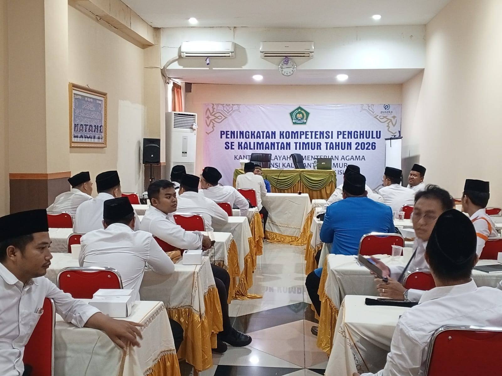 Perkuat Keterampilan Penghulu, Kanwil Kemenag Kaltim Gelar Praktik Simulasi Akad Nikah