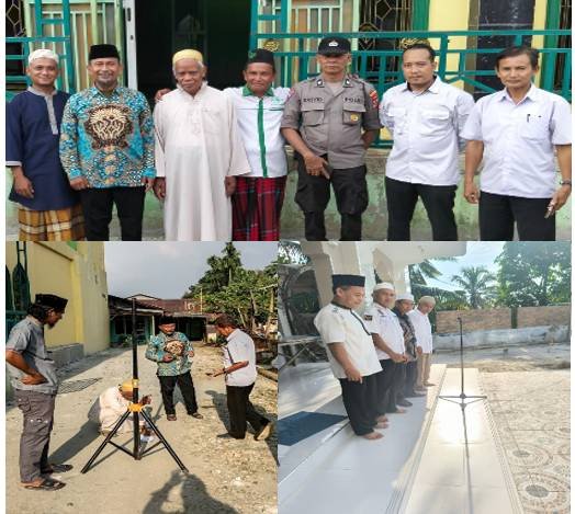 Kepala KUA Pancur Batu Ambil Bagian dalam Gerakan Nasional 1448 K Rashdul Qiblat
