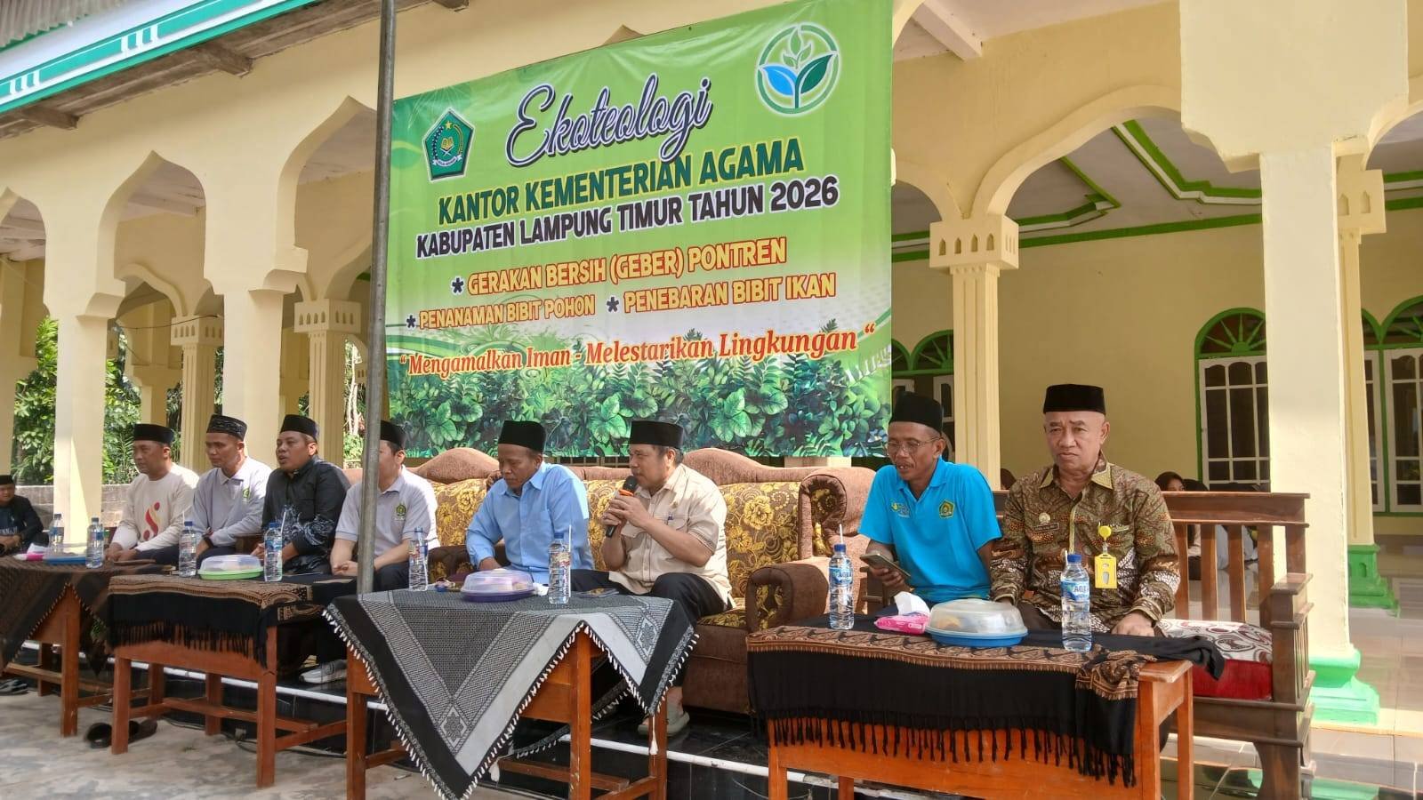 Kepala KUA Sekampung Hadiri Gerakan Ekoteologi Kemenag Lampung Timur di Ponpes Darun Naim